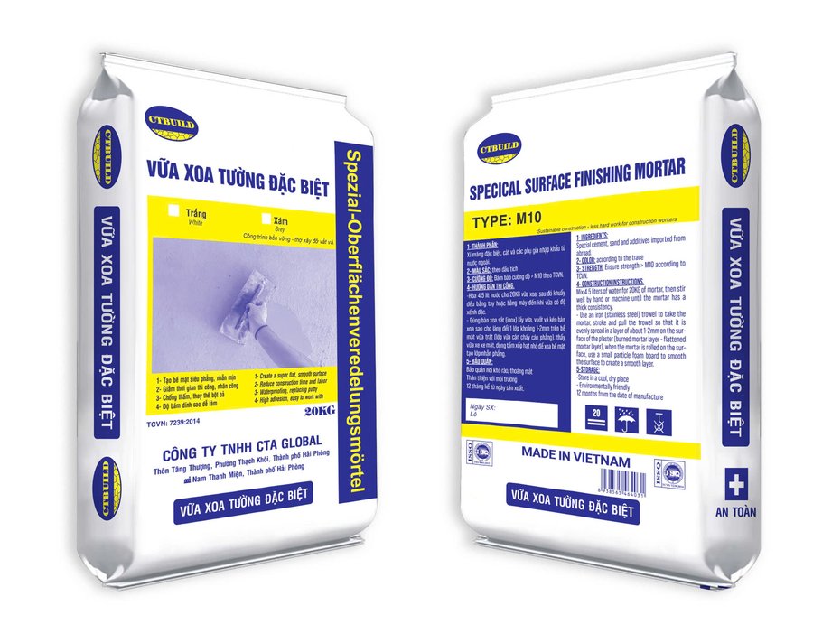 Vữa Xoa Tường CTBUILD