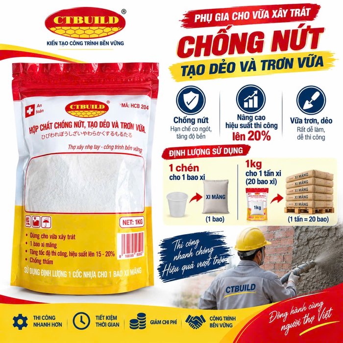 Hợp Chất Xây Trát HCB.20